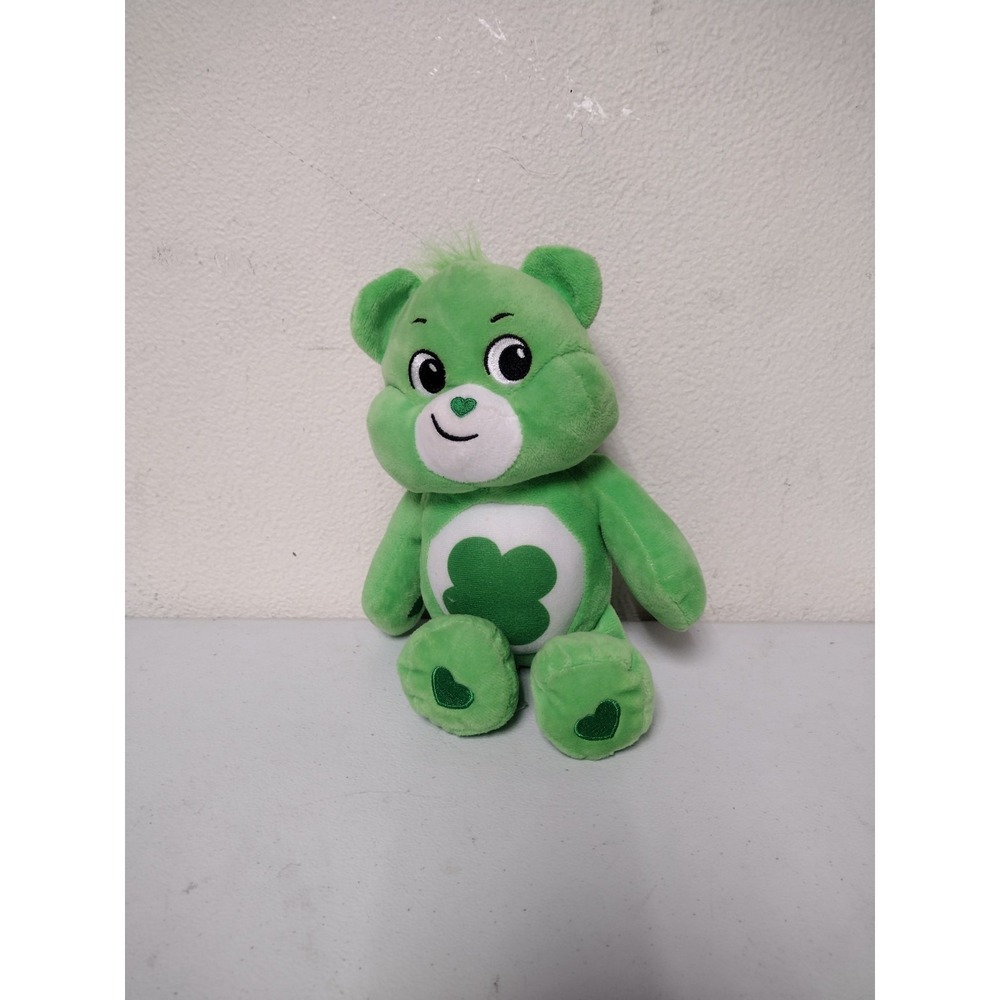 Care Bears Good Luck Bear Stuffed‎ Plush Green 10"
